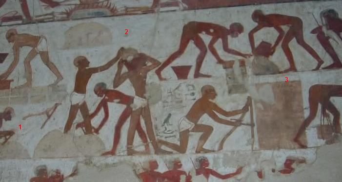 Как организовывалась работа древними египтянами