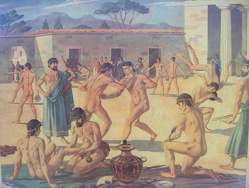 Древние греки ходили обнаженными